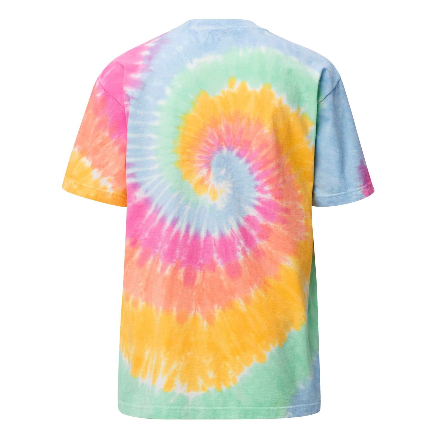 Mothman Protection Society Oversized tie-dye t-shirt
