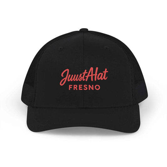 Embroidered Snapback Trucker Cap - JuustAHat Fresno