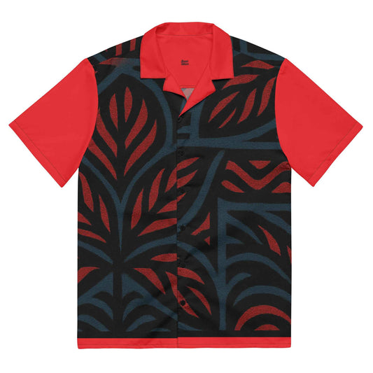 Floral Pattern Unisex button shirt