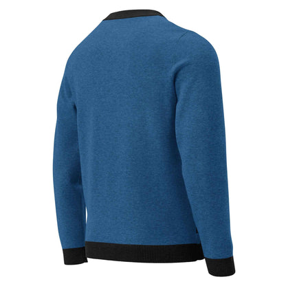 8 bit Fresno Knightcrawler: Fresno's Strangest Export Knitted crew neck sweater