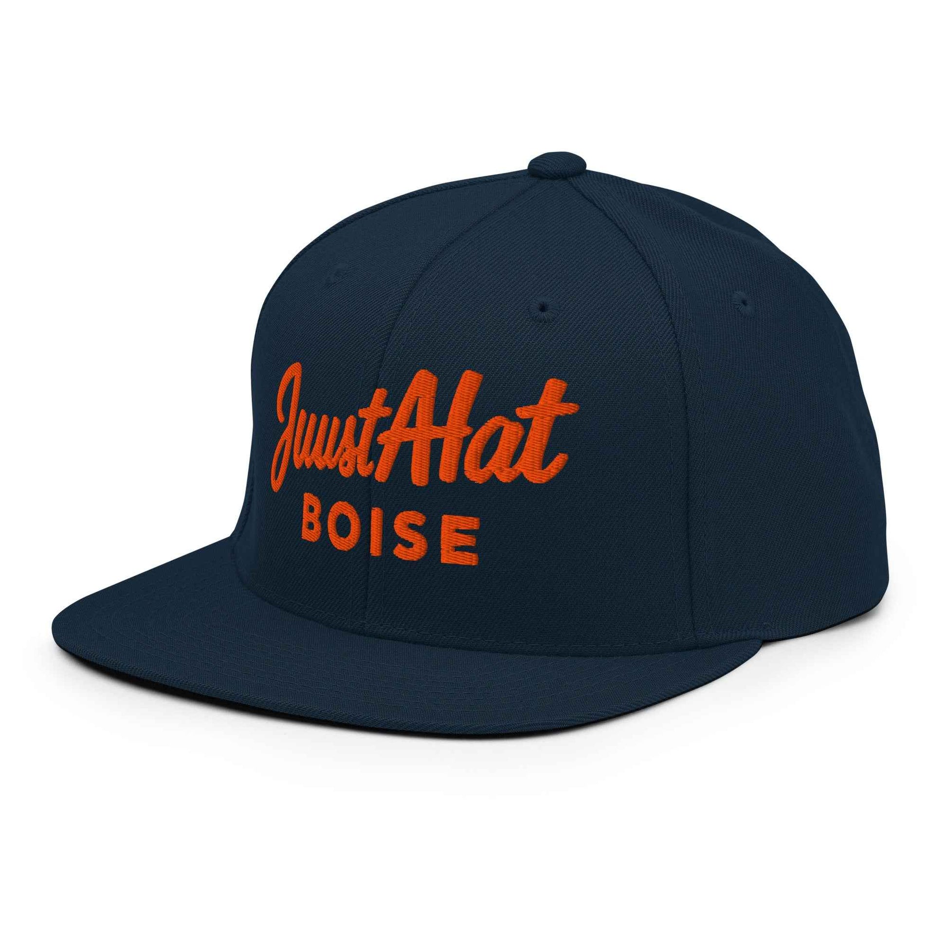 Blue JuustAHat Boise Snapback Hat