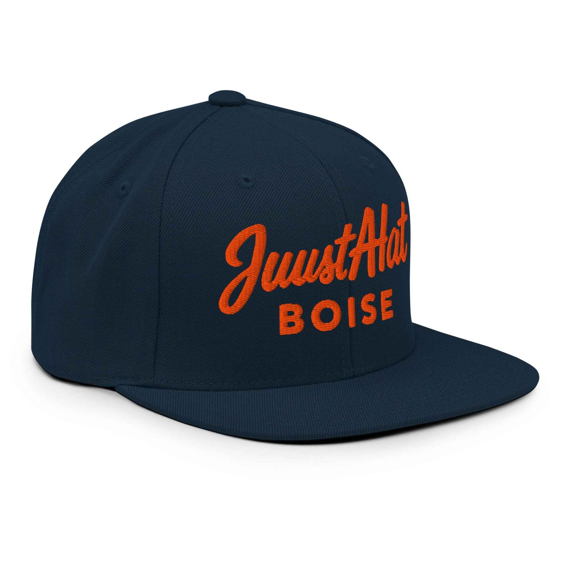 Blue JuustAHat Boise Snapback Hat