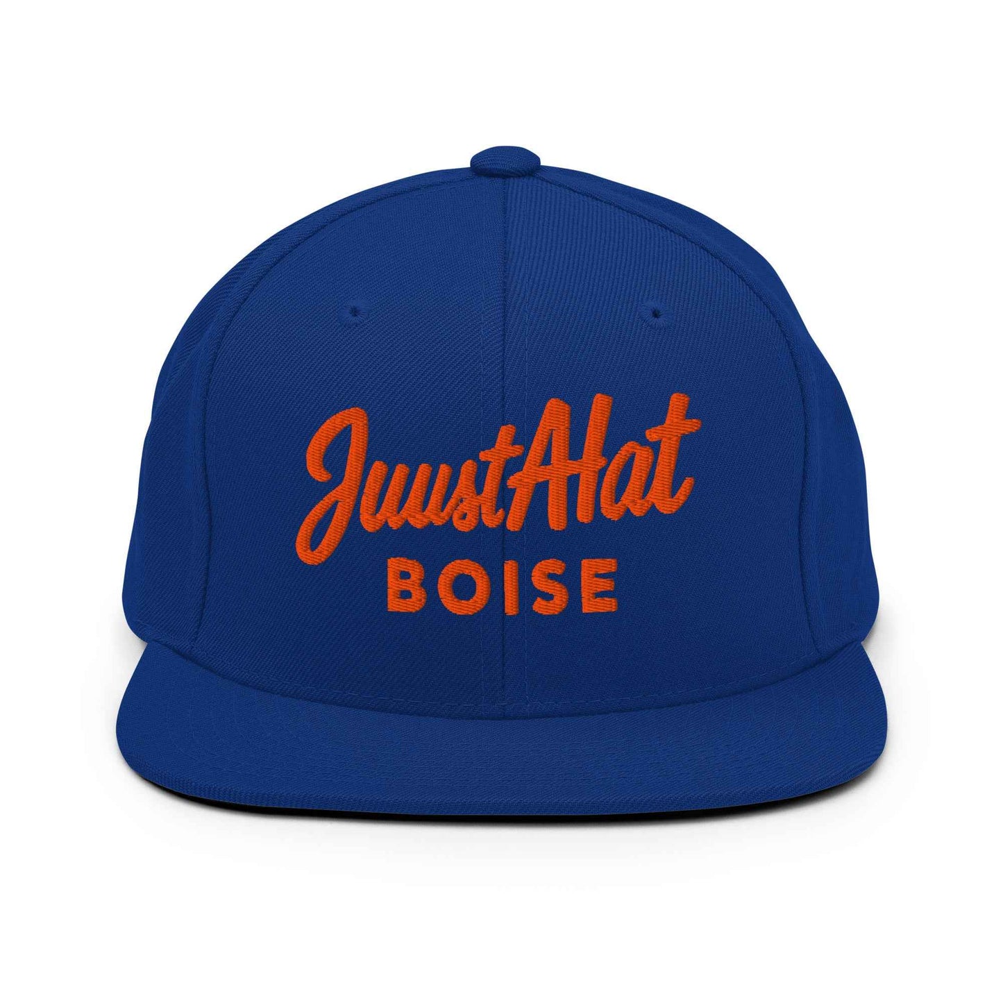 Blue JuustAHat Boise Snapback Hat