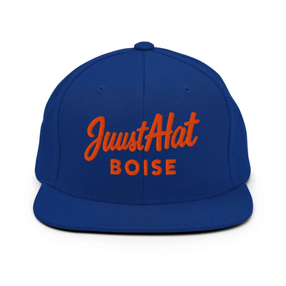 Blue JuustAHat Boise Snapback Hat