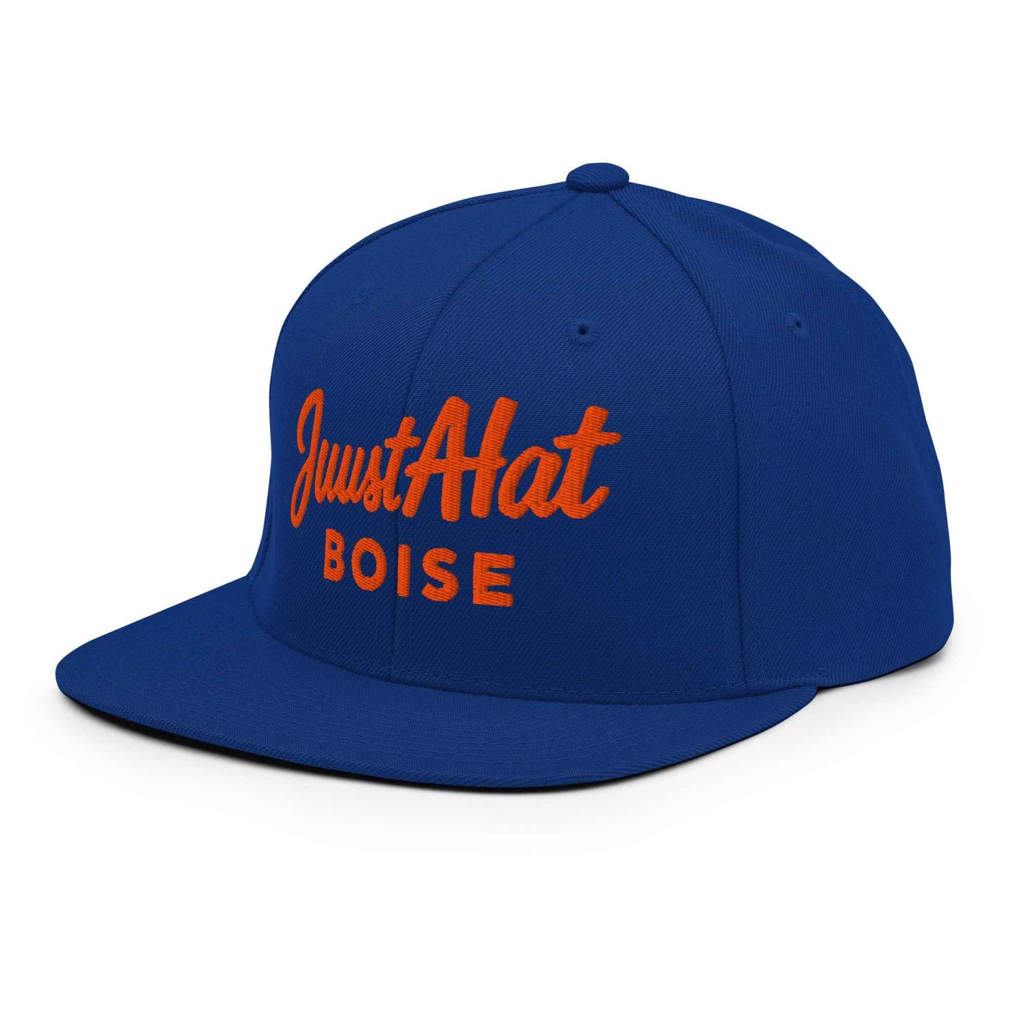 Blue JuustAHat Boise Snapback Hat