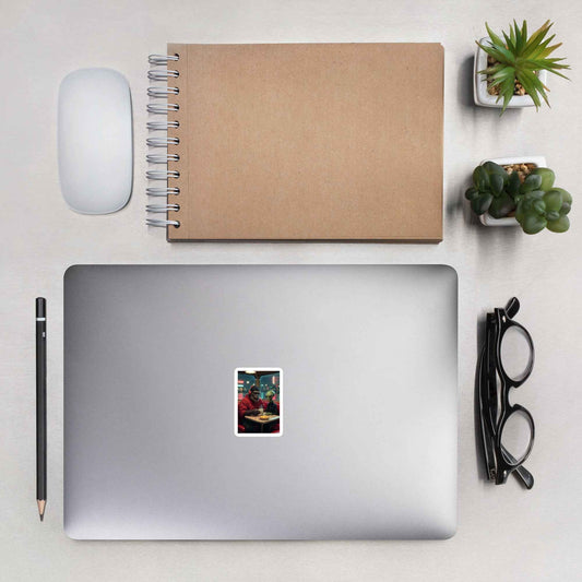 Late night Bubble-free stickers