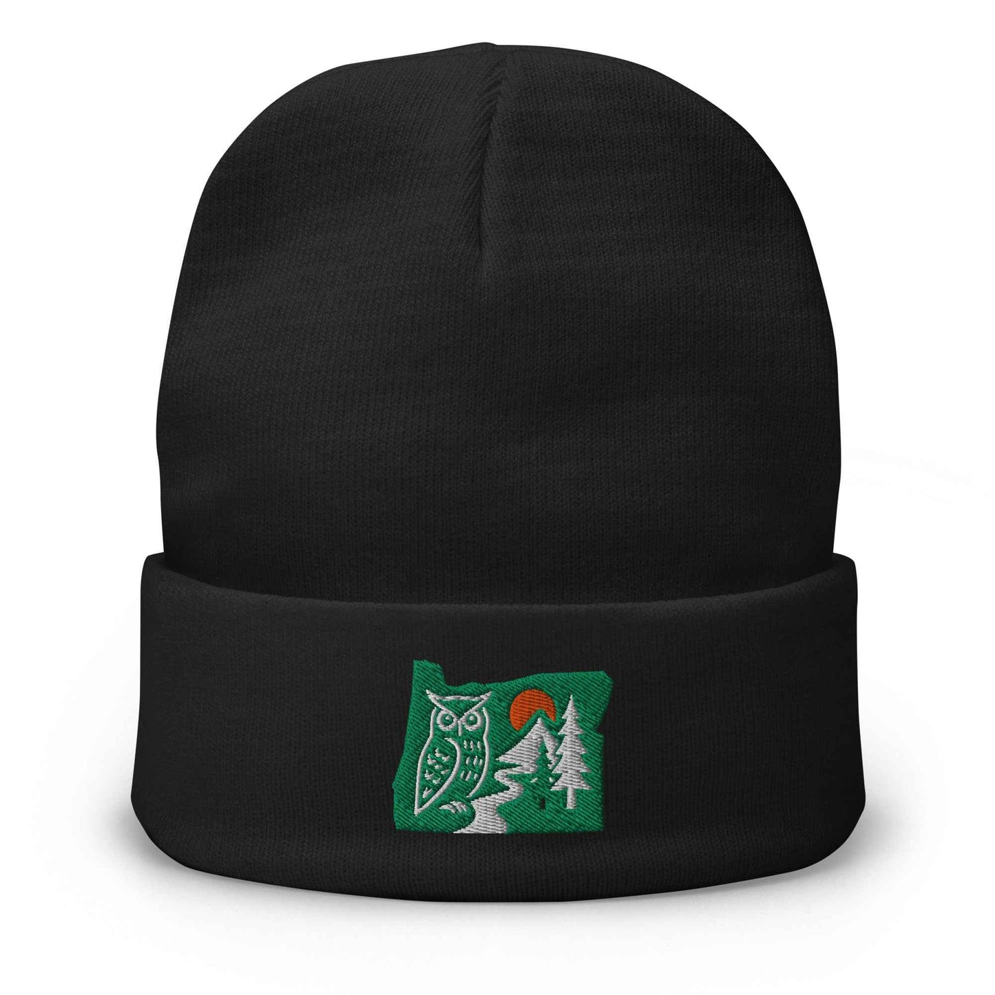 Oregon Embroidered Beanie