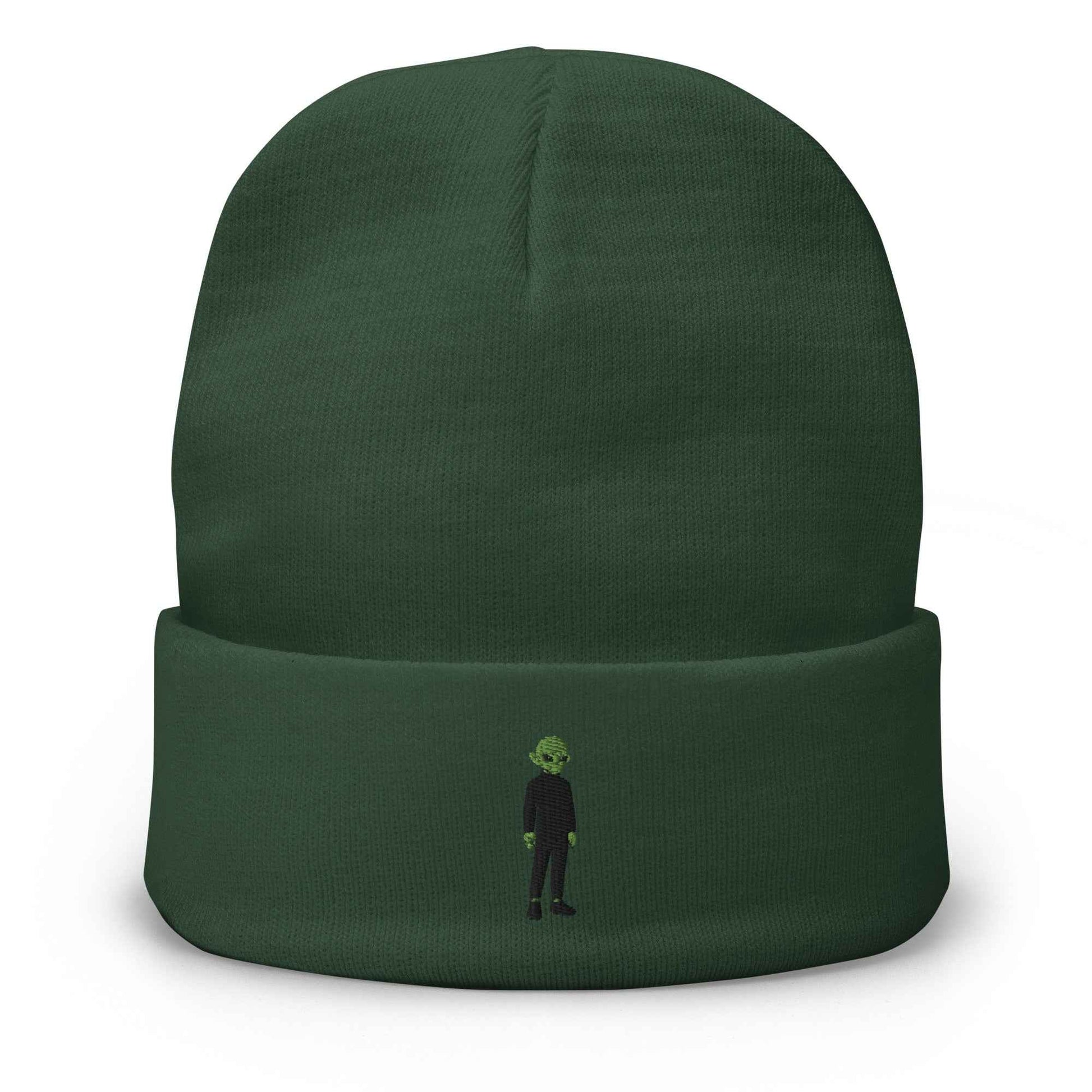 Allen the Alien Embroidered Beanie