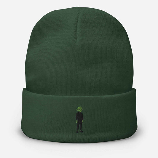 Allen the Alien Embroidered Beanie