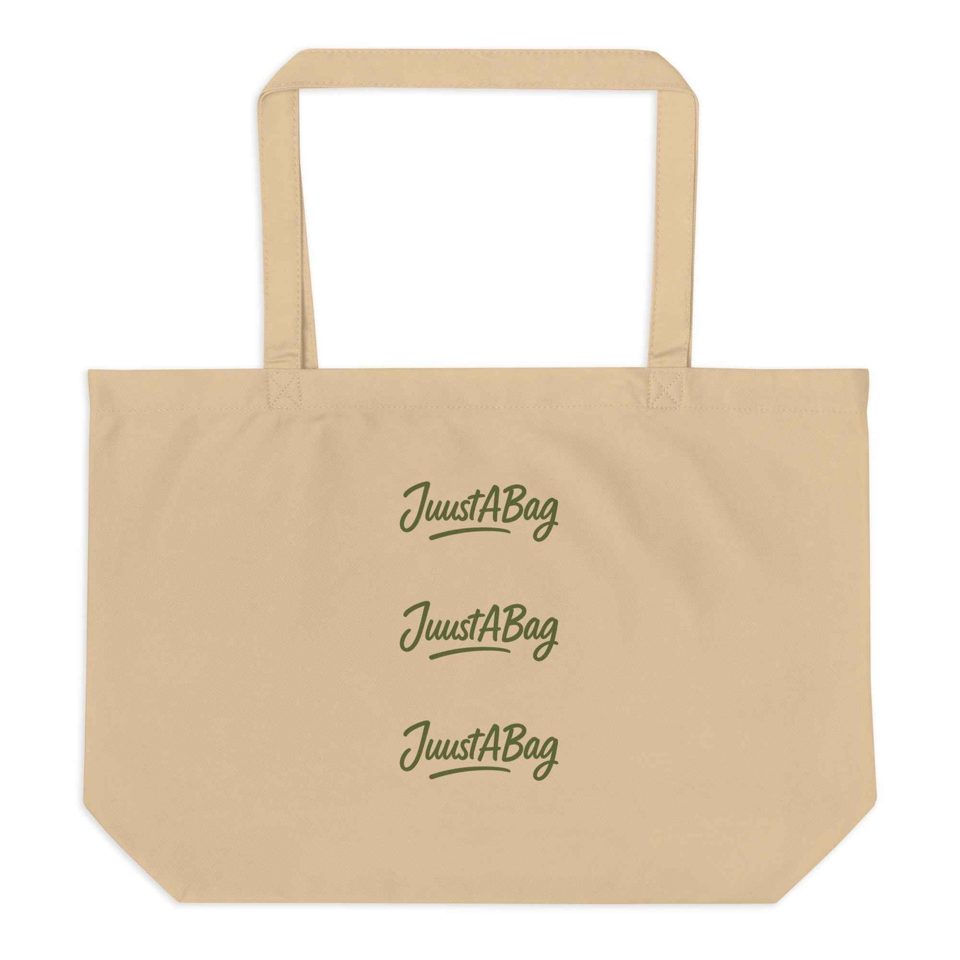 JuustABag Large organic tote bag