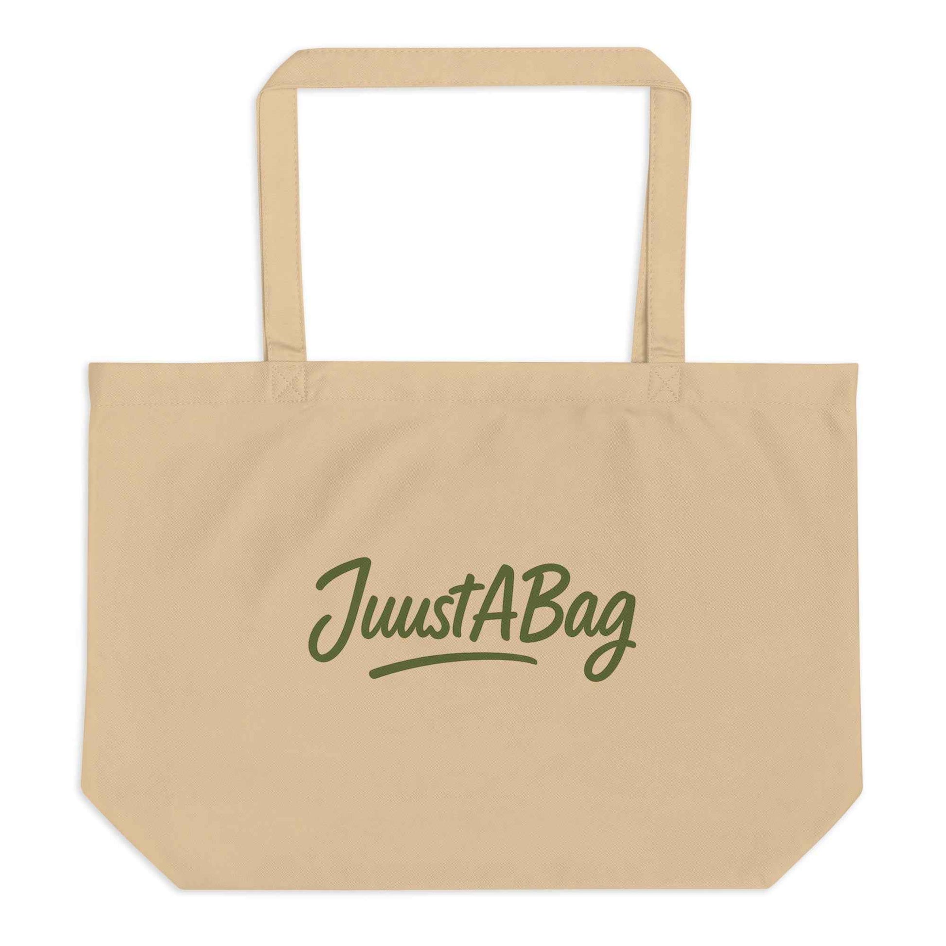 JuustABag Large organic tote bag