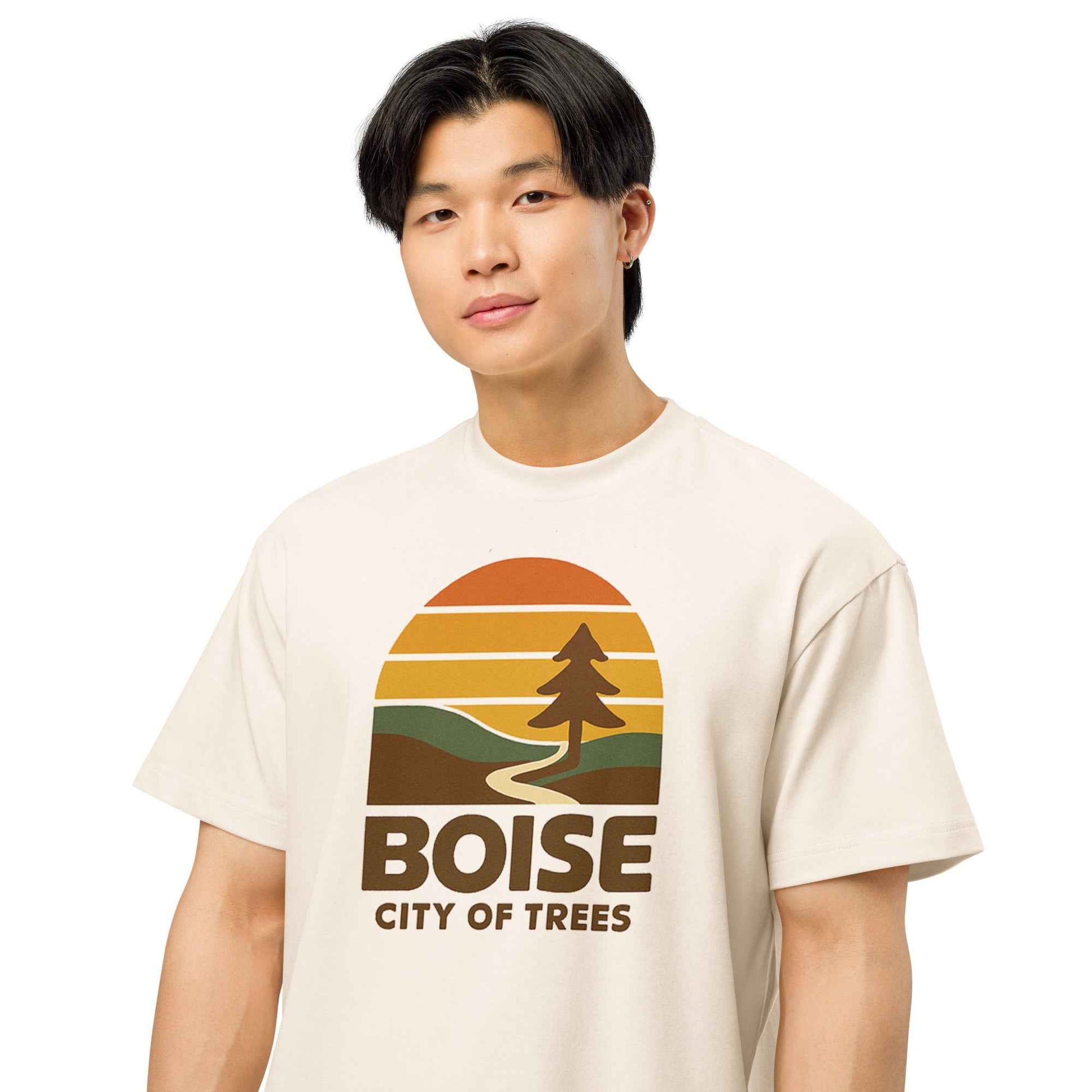70s Boise Men’s box tee