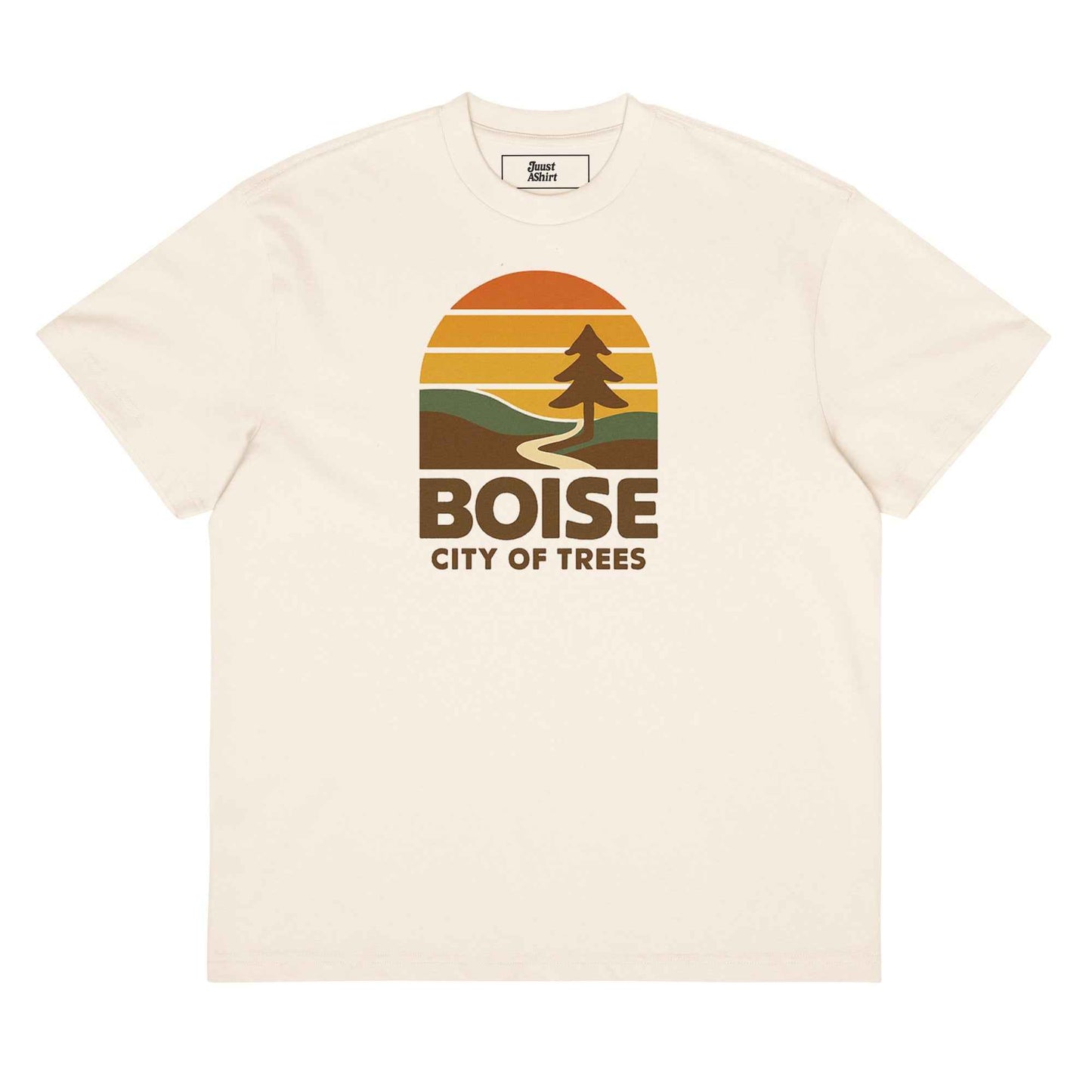 70s Boise Men’s box tee