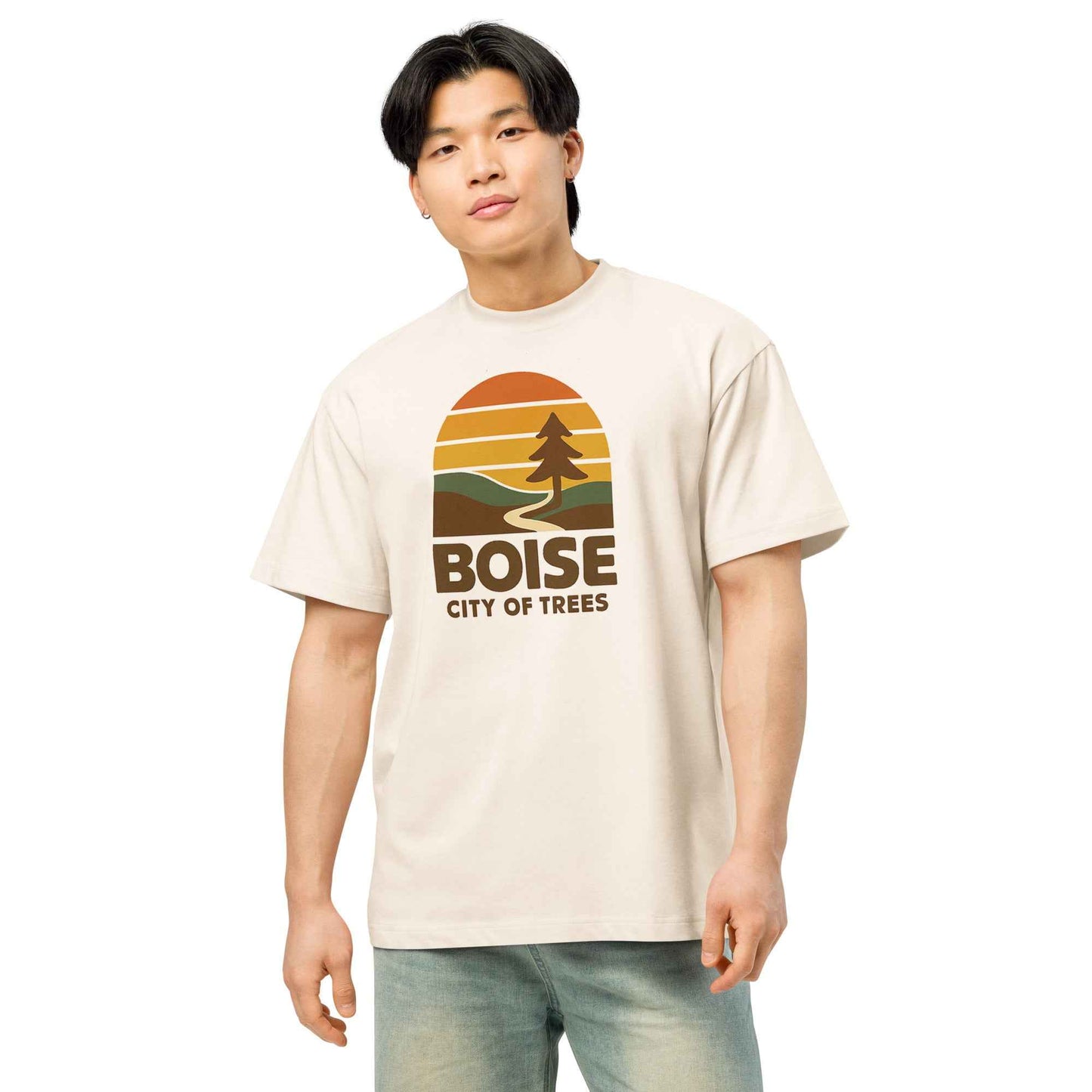 70s Boise Men’s box tee