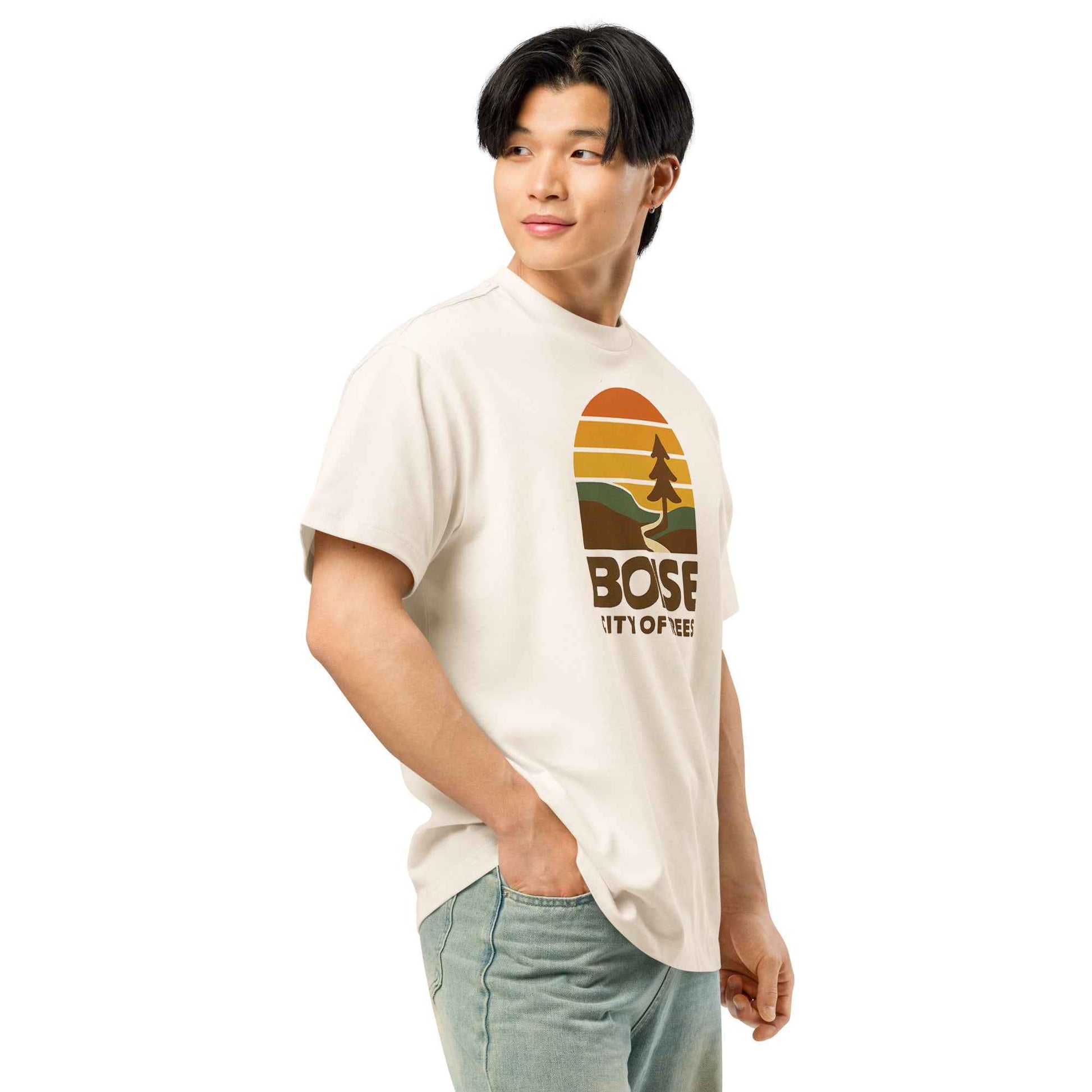 70s Boise Men’s box tee