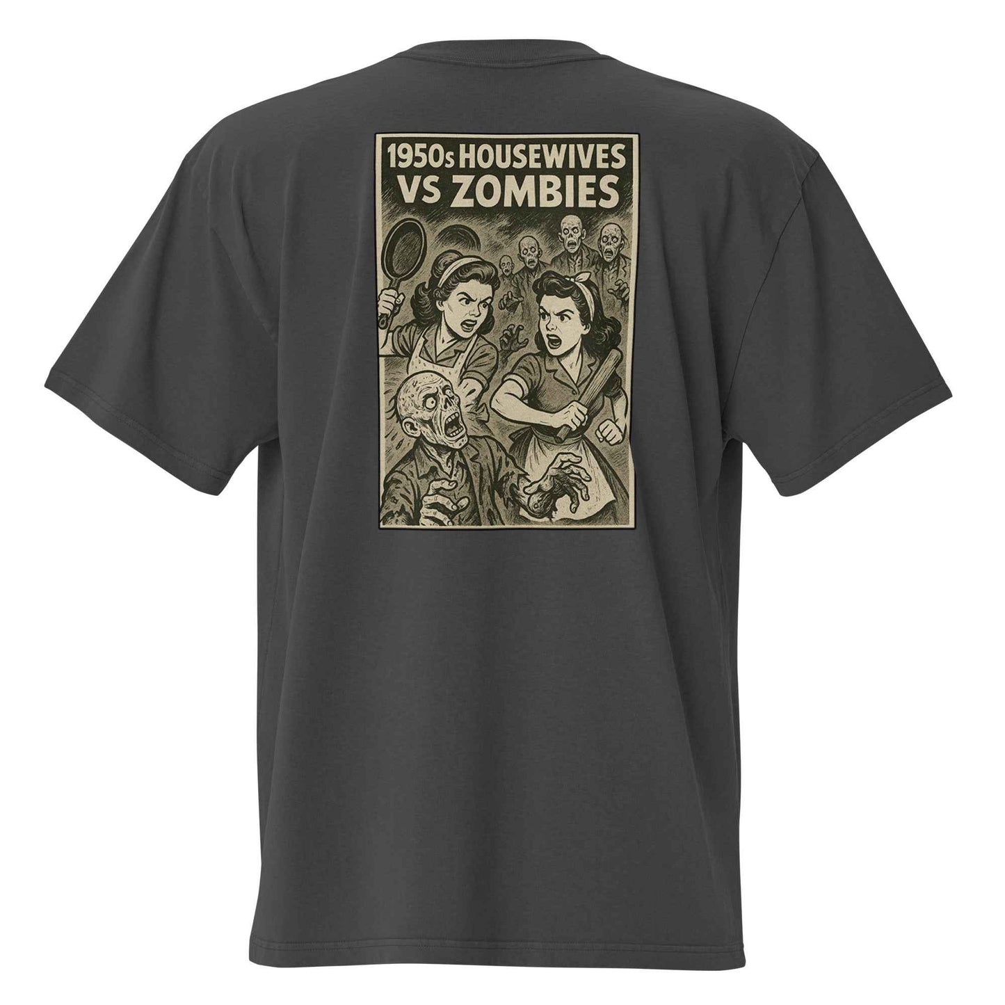 1950s housewives vs zombies Oversized faded t-shirt