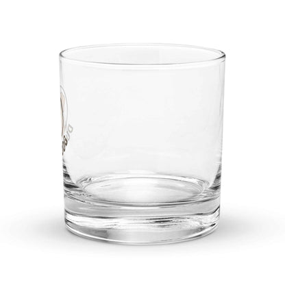 Dude's A Dog Rocks glass