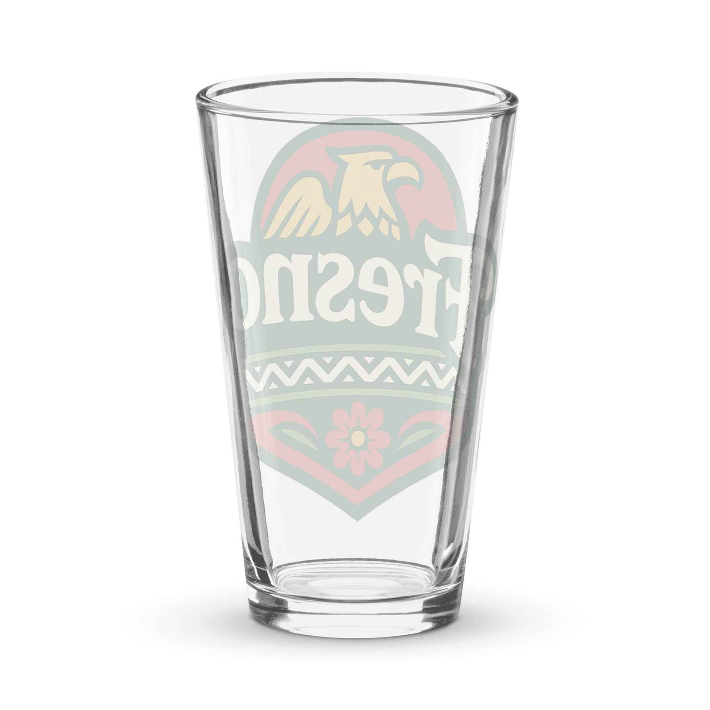 Fresno Mexico Shaker pint glass