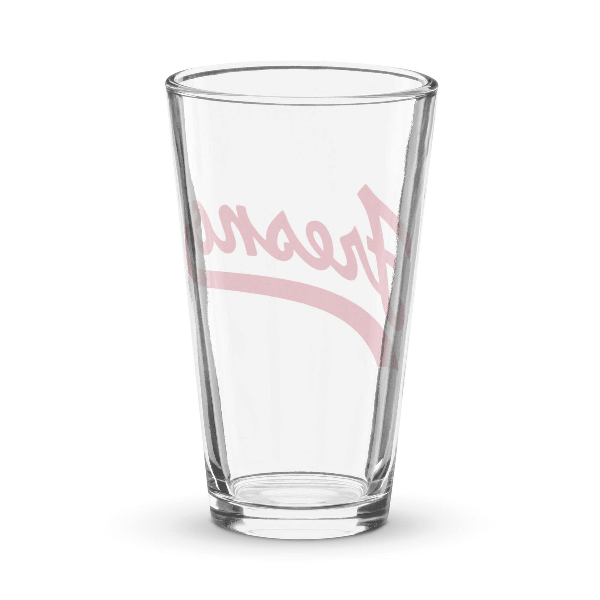 Fresno Shaker pint glass 16 oz clear durable cocktail mixing glass