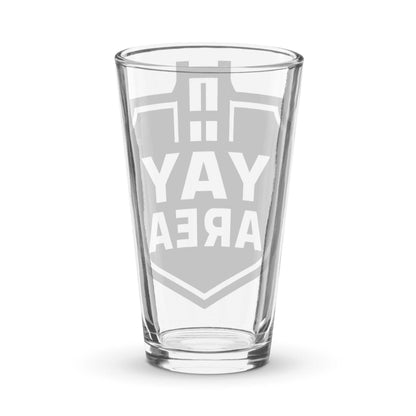 Yay Area Shaker pint glass