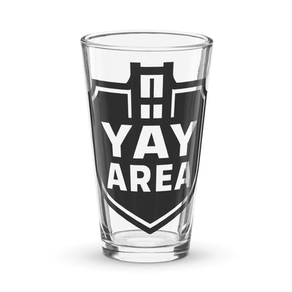 Yay Area Shaker pint glass