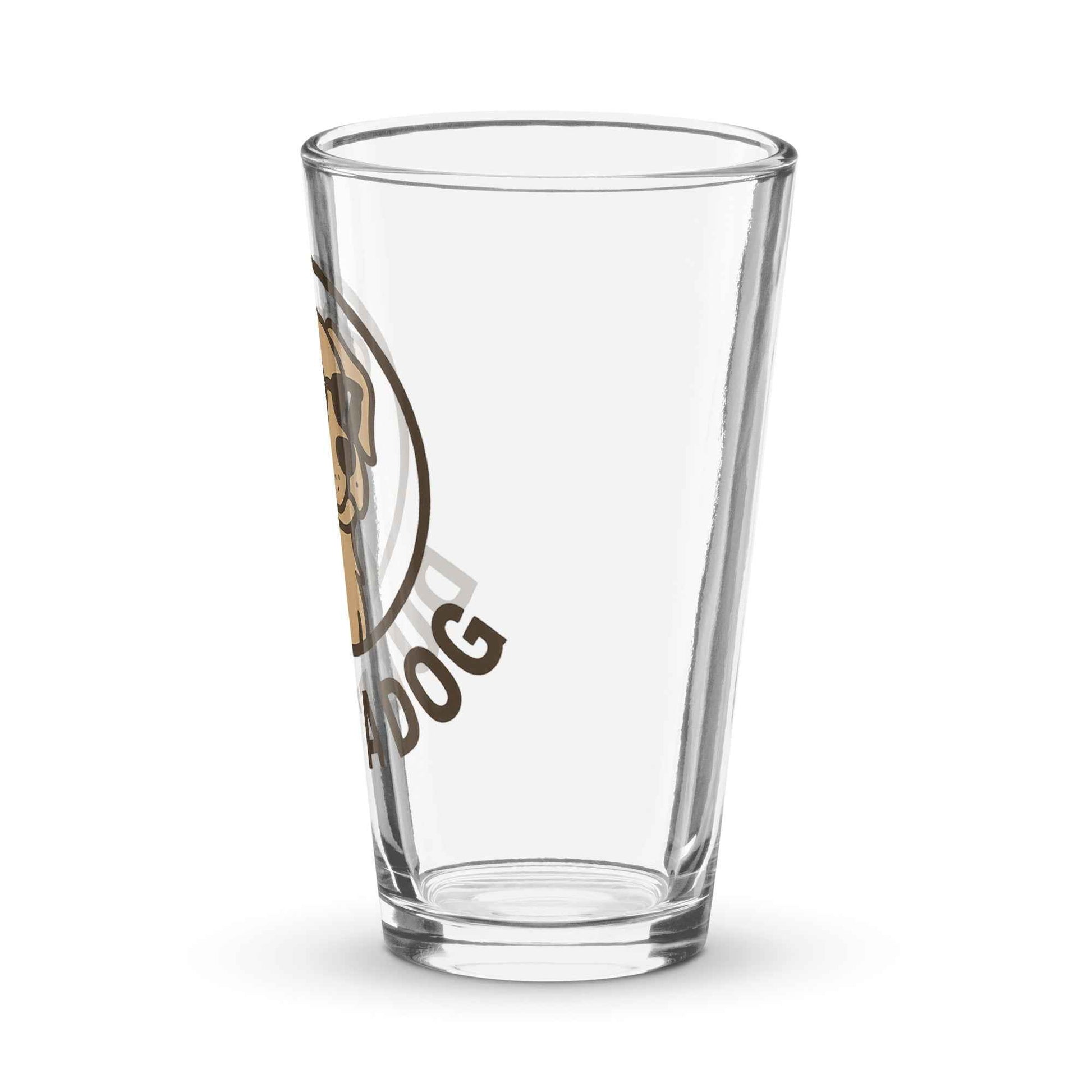 Dude's A Dog Shaker pint glass