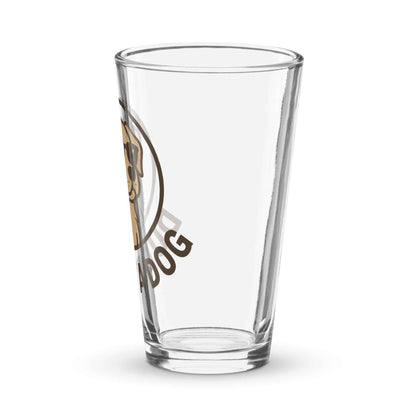 Dude's A Dog Shaker pint glass