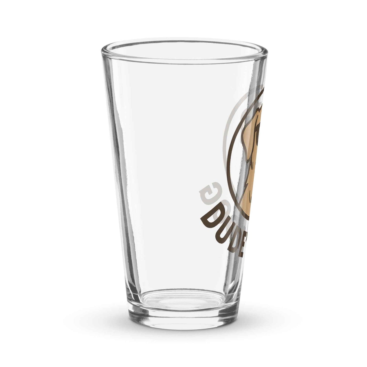 Dude's A Dog Shaker pint glass