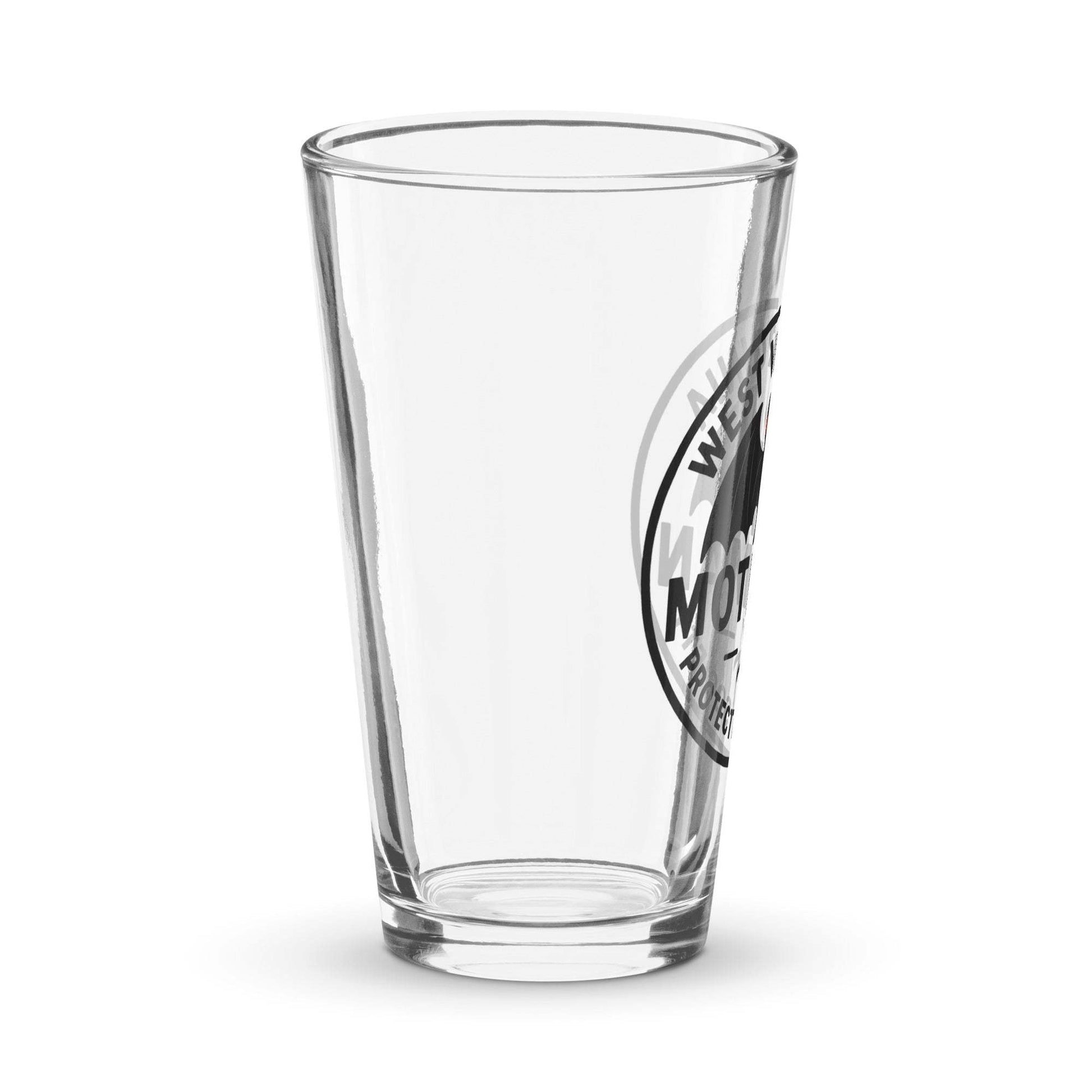Mothman Shaker pint glass Side View