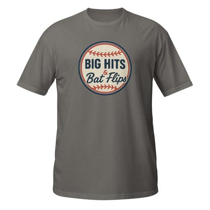 Big Hits & Bat Flips Charcoal
