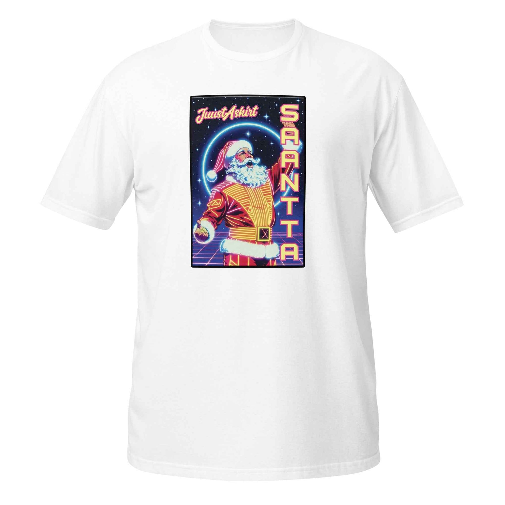Neon Santa Short-Sleeve Unisex T-Shirt