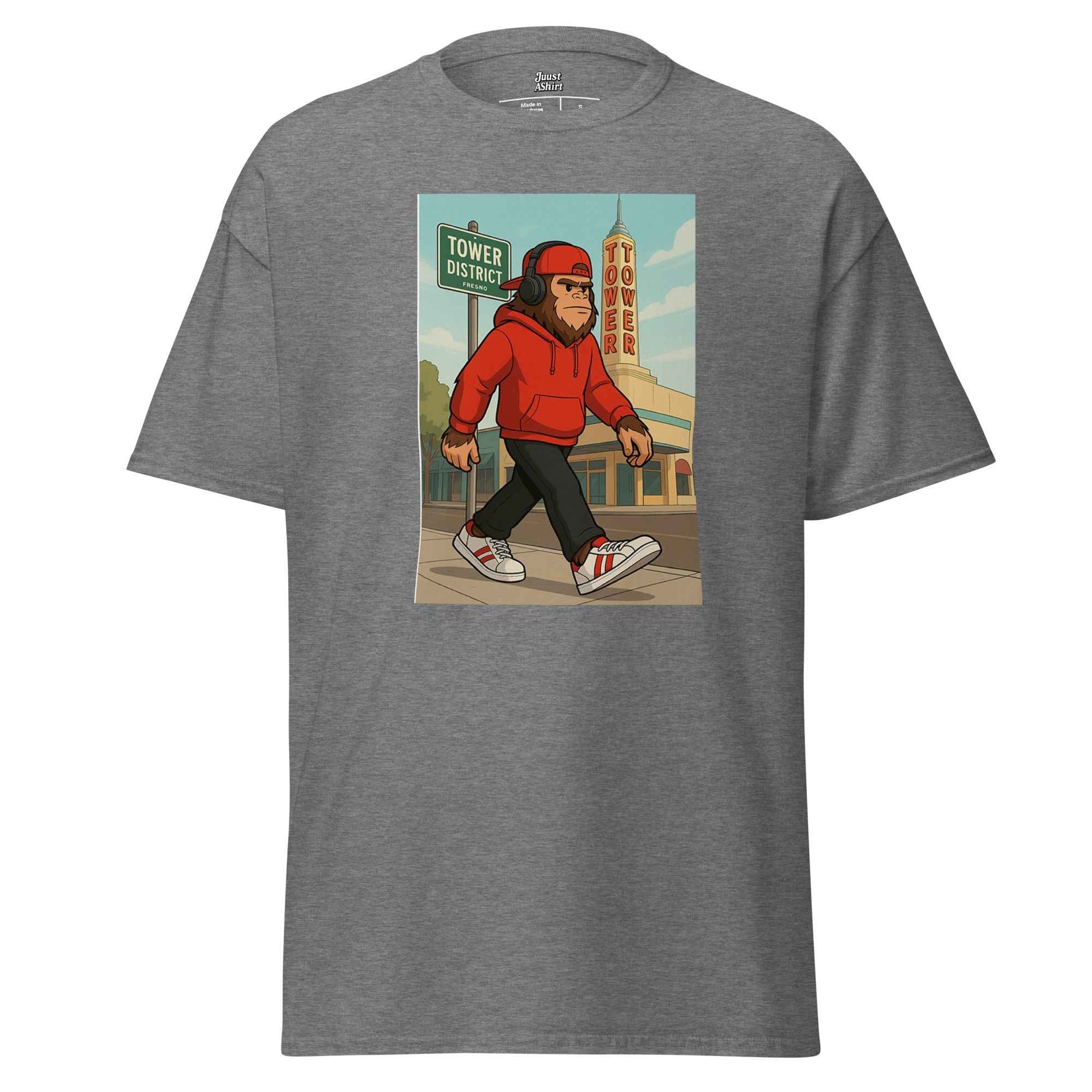Fresquatch in Tower Unisex classic tee