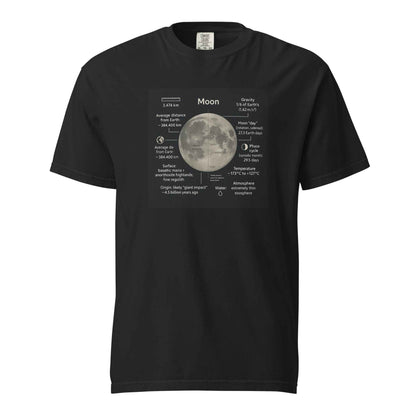 Moon Facts Unisex garment-dyed heavyweight t-shirt