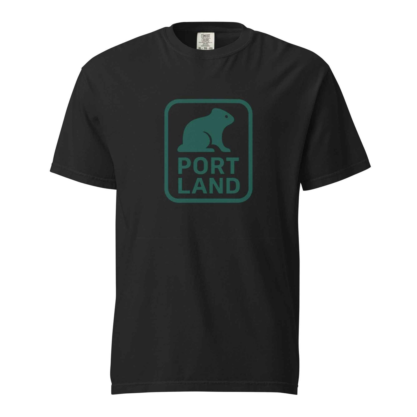 Portland Beaver Unisex garment-dyed heavyweight t-shirt