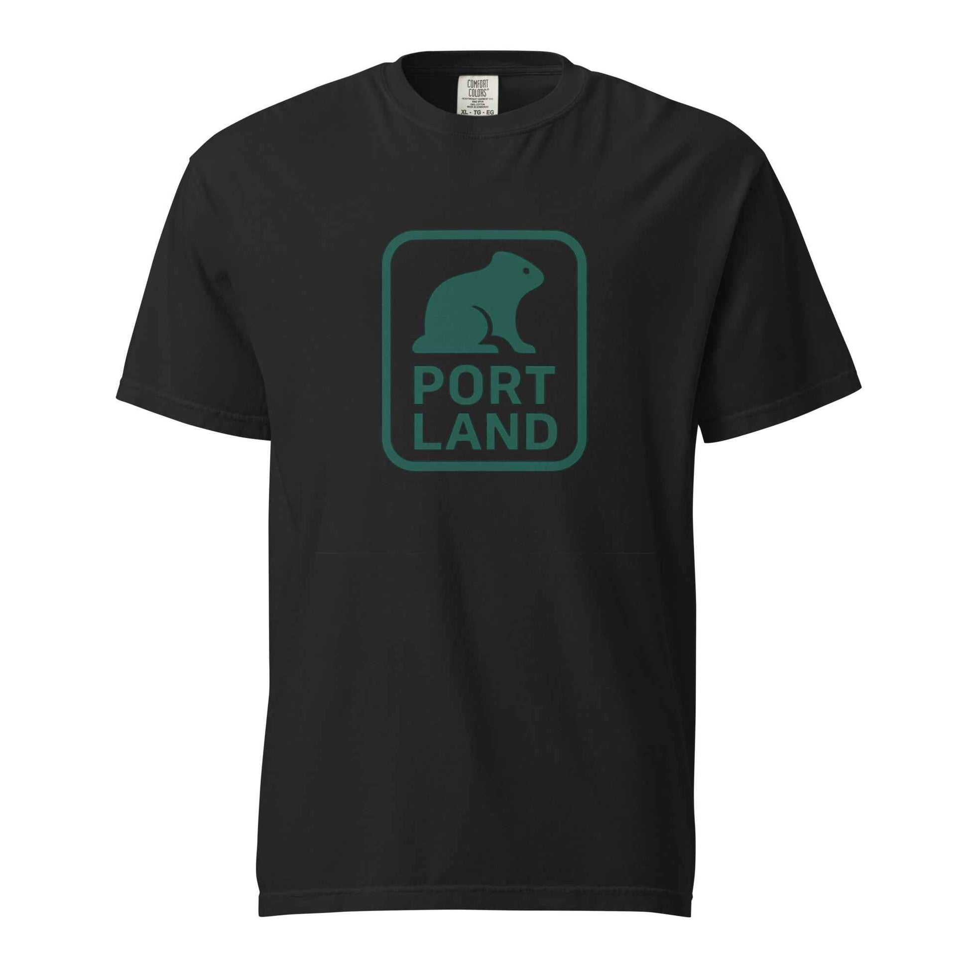 Portland Beaver Unisex garment-dyed heavyweight t-shirt