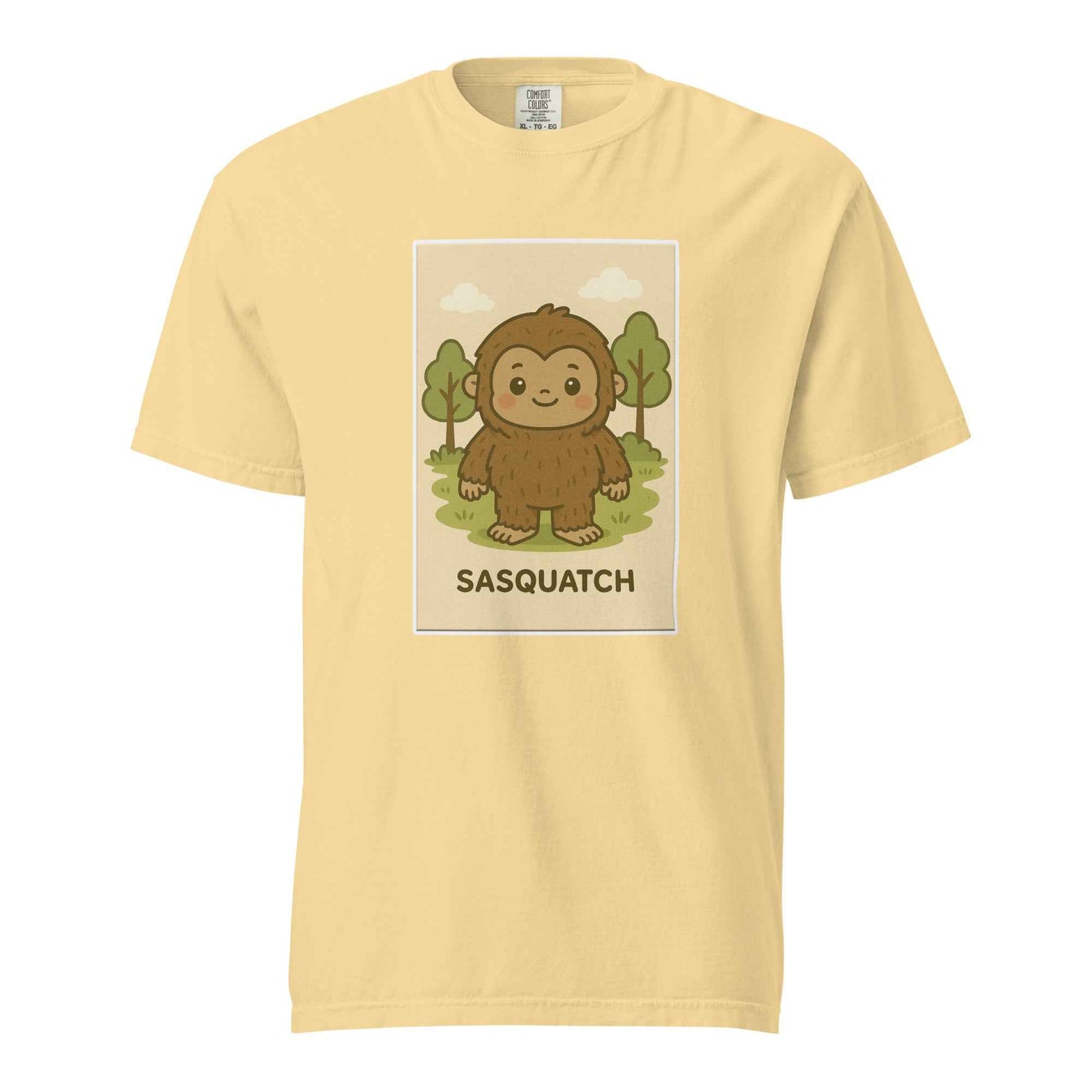 Kawaii Sasquatch: Into the Woods with the Original Legend Unisex garment-dyed heavyweight t-shirt