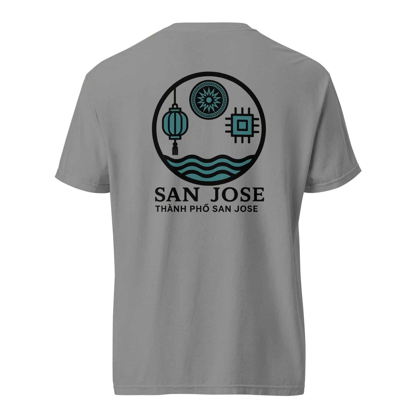 Vietnamese San Jose Unisex garment-dyed heavyweight t-shirt
