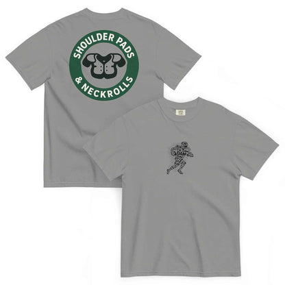 Shoulder Pads and Neckrolls Unisex garment-dyed heavyweight t-shirt