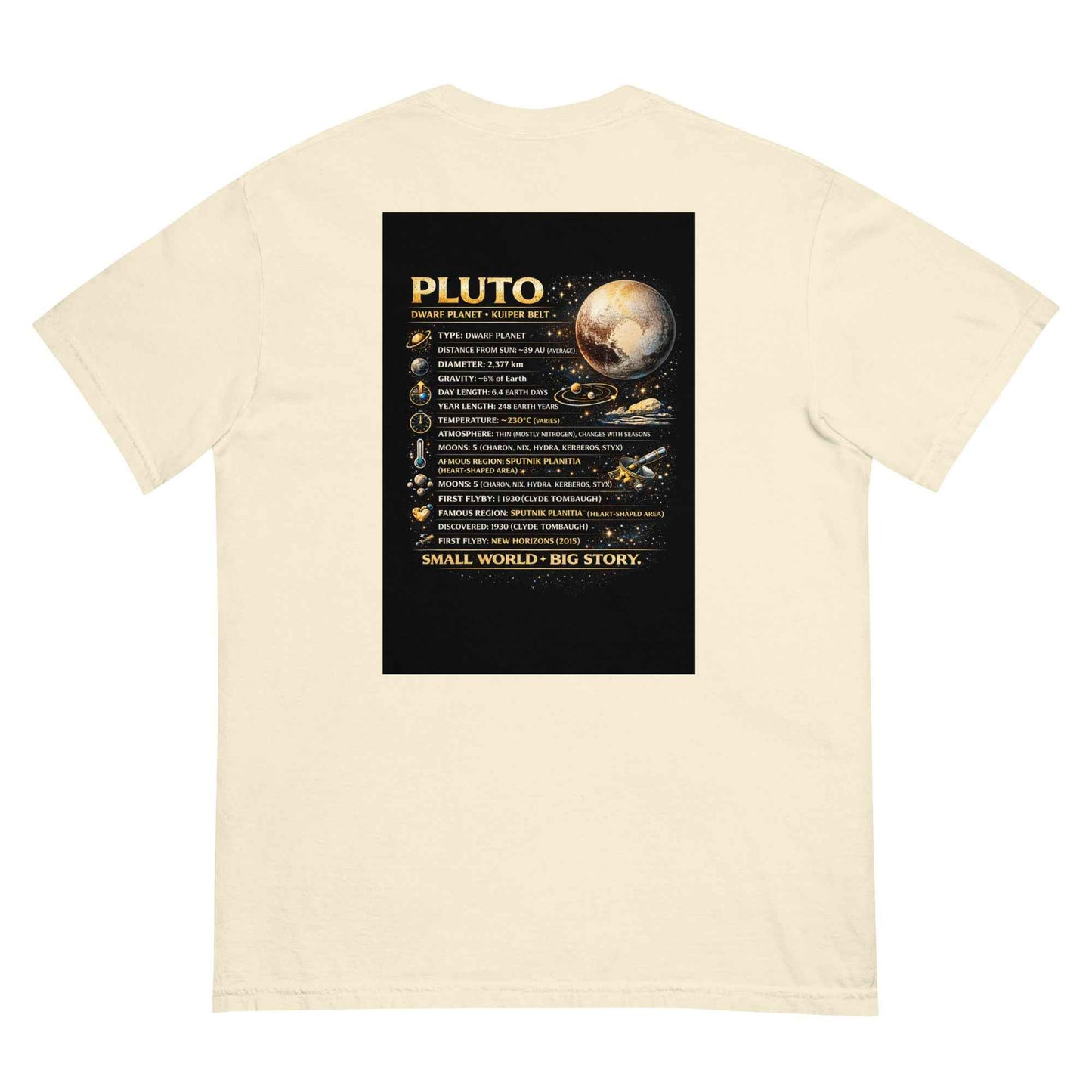 Pluto heavyweight t-shirt