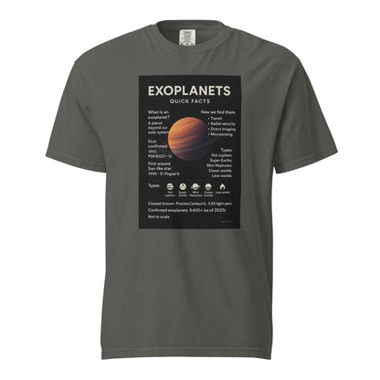 Exoplanet Info Unisex garment-dyed heavyweight t-shirt