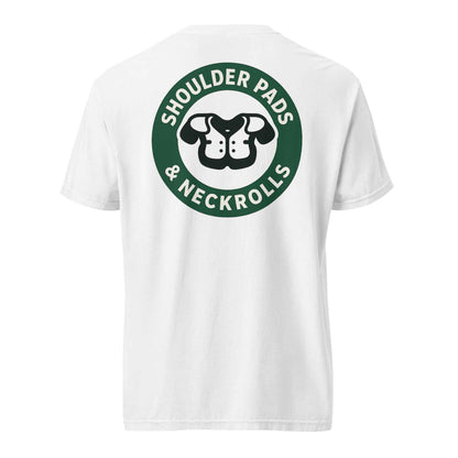 Shoulder Pads and Neckrolls Unisex garment-dyed heavyweight t-shirt