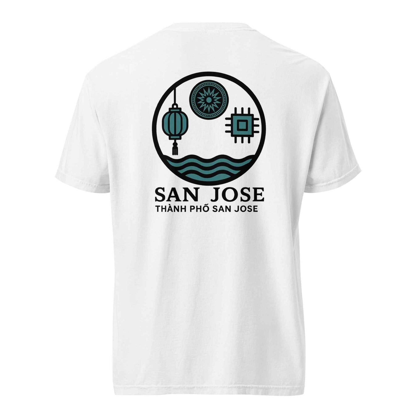 Vietnamese San Jose Unisex garment-dyed heavyweight t-shirt