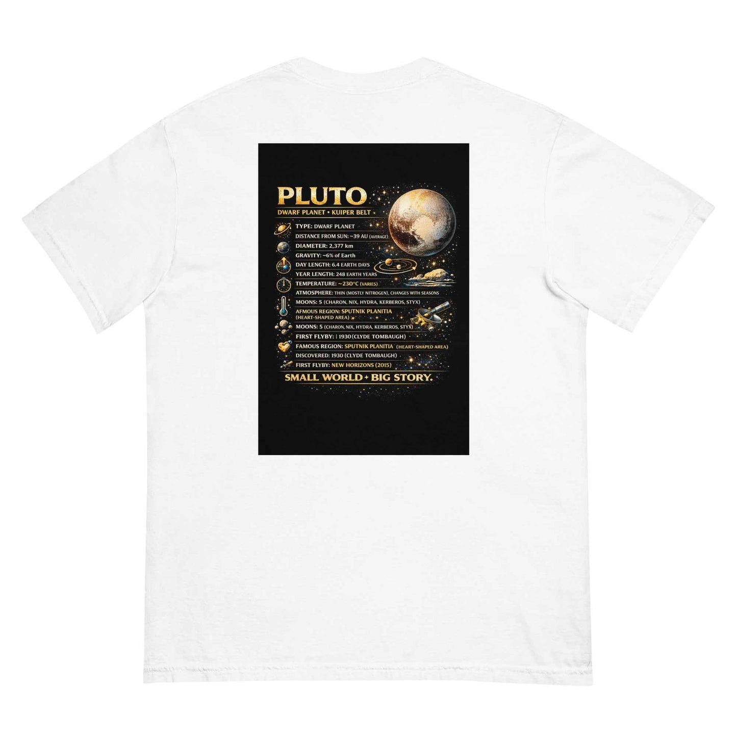 Pluto heavyweight t-shirt