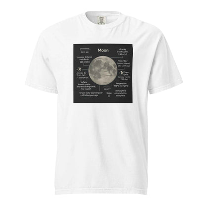 Moon Facts Unisex garment-dyed heavyweight t-shirt