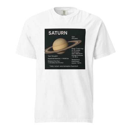 Saturn Facts Unisex garment-dyed heavyweight t-shirt