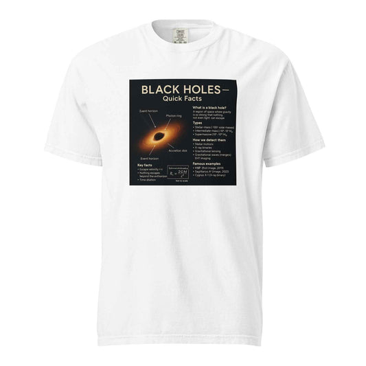 Blackhole facts Unisex garment-dyed heavyweight t-shirt
