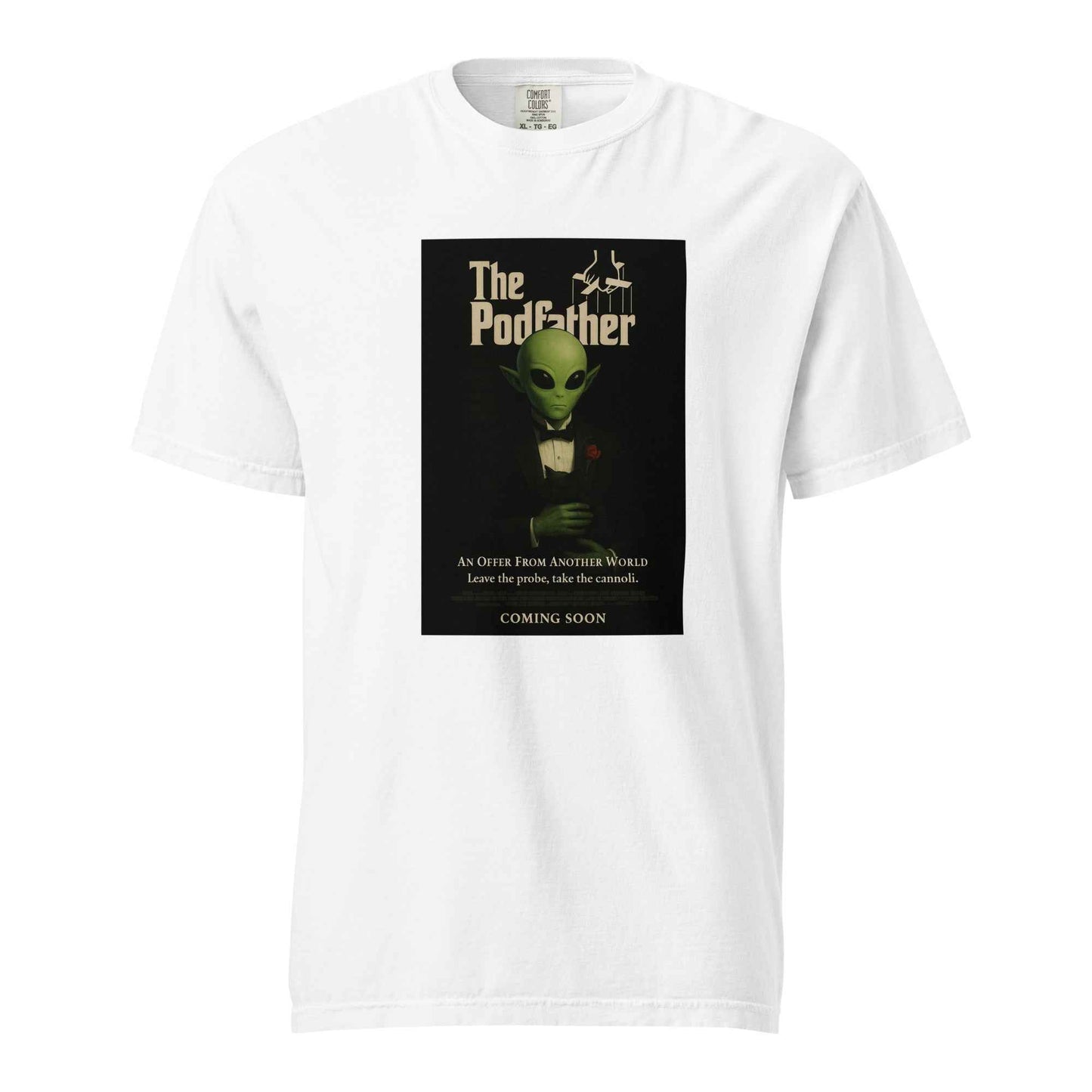 the Podfather Unisex garment-dyed heavyweight t-shirt