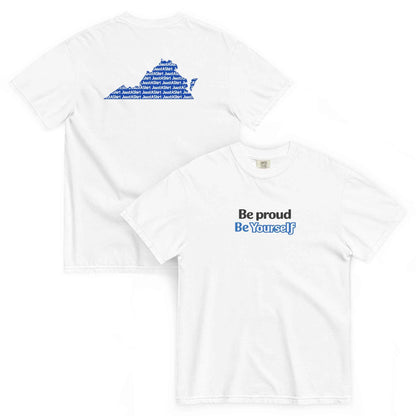 Be yourself Virginia heavyweight t-shirt