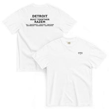 Detroit Built Together — RAZEM heavyweight t-shirt