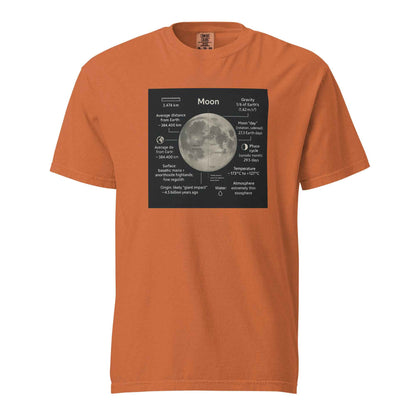 Moon Facts Unisex garment-dyed heavyweight t-shirt